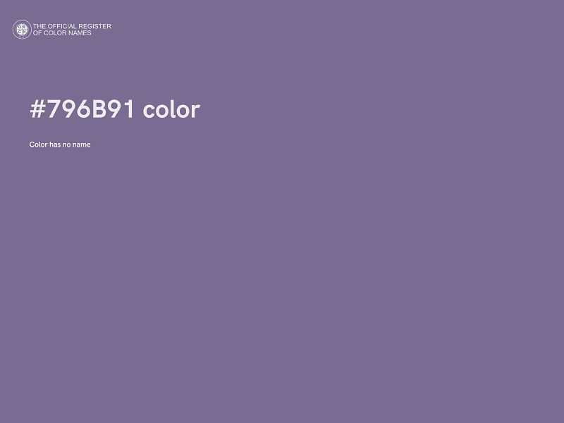 #796B91 color image