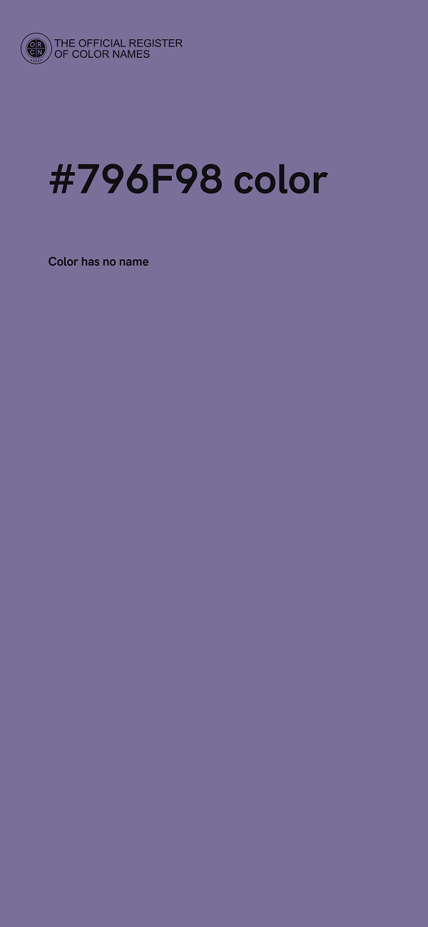 #796F98 color image