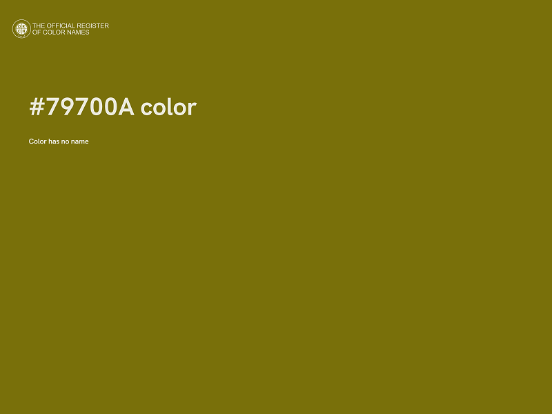 #79700A color image