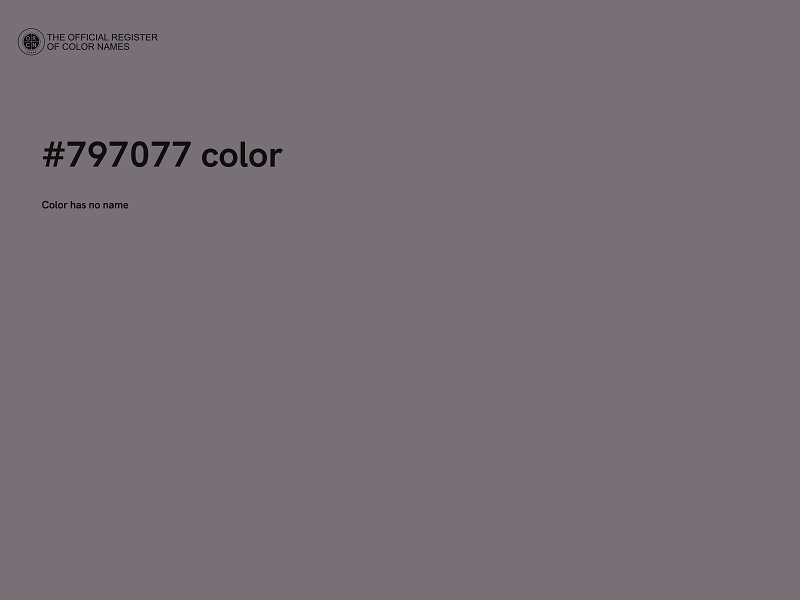 #797077 color image