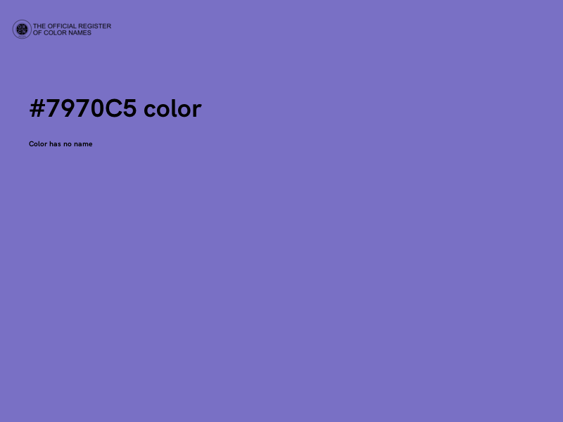 #7970C5 color image