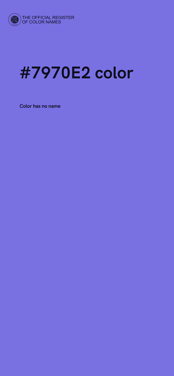 #7970E2 color image