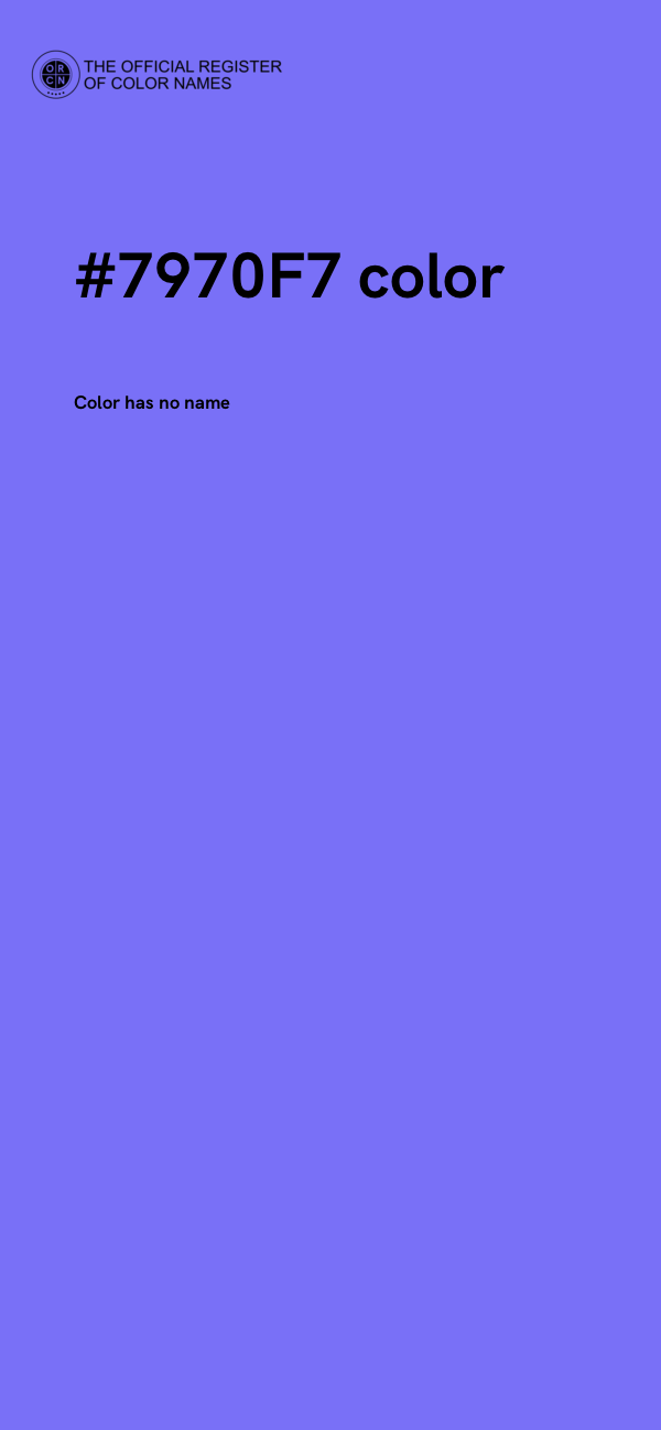 #7970F7 color image