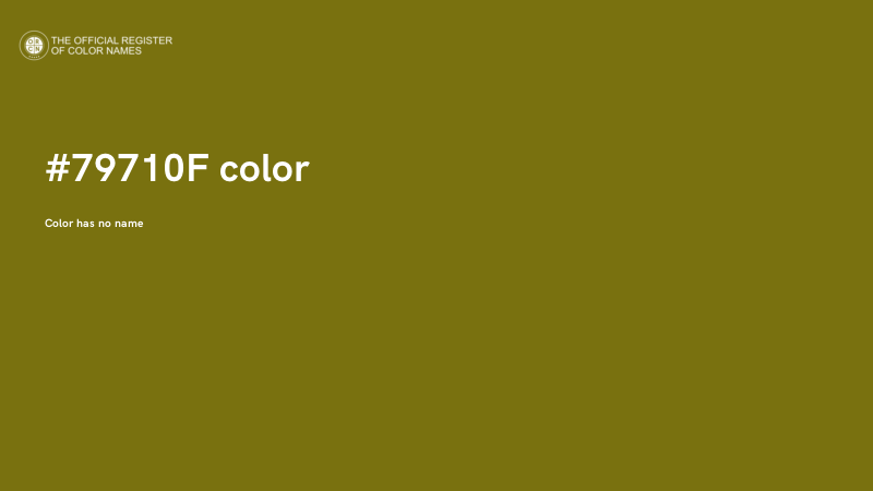 #79710F color image