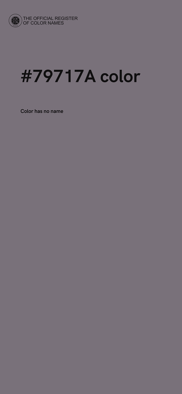#79717A color image