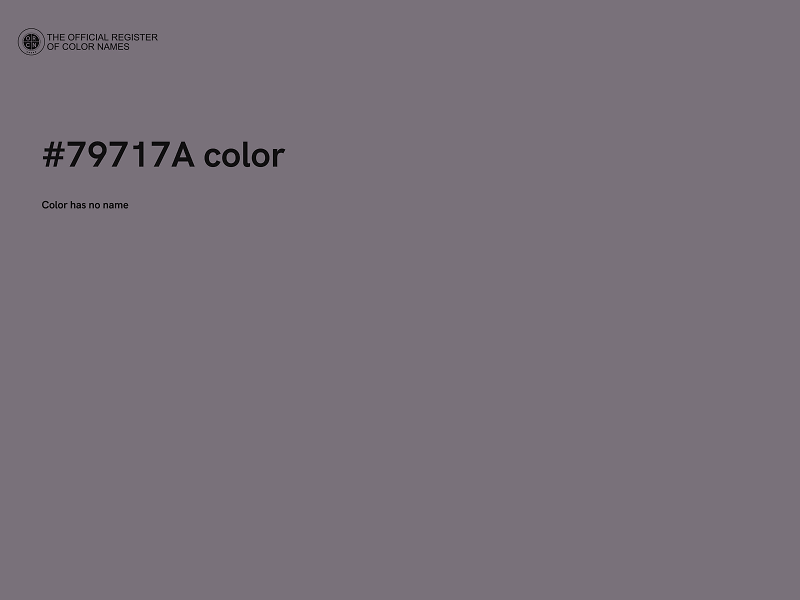 #79717A color image