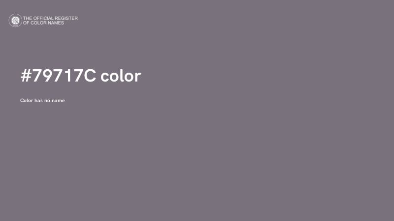 #79717C color image