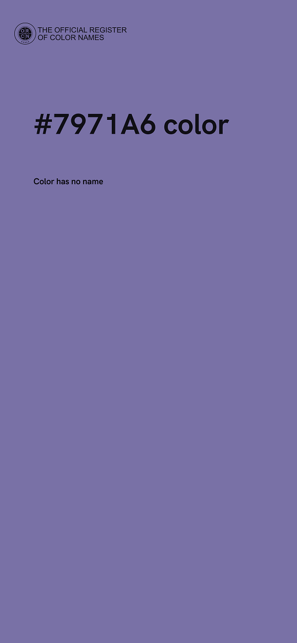 #7971A6 color image