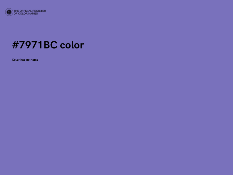 #7971BC color image