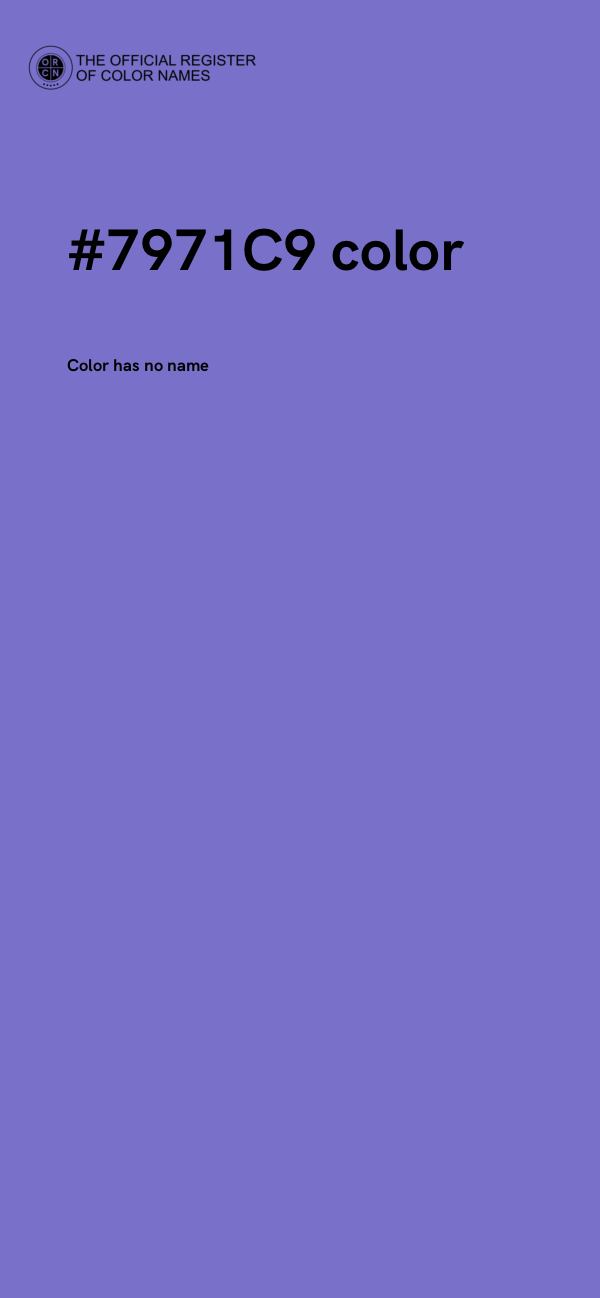 #7971C9 color image