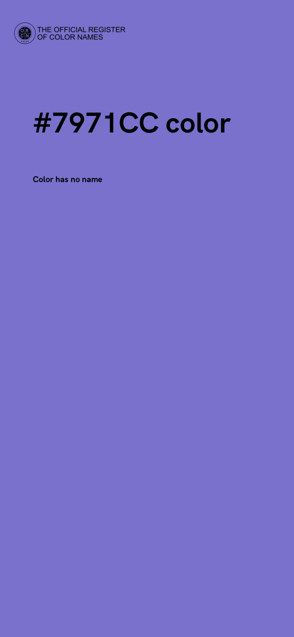 #7971CC color image