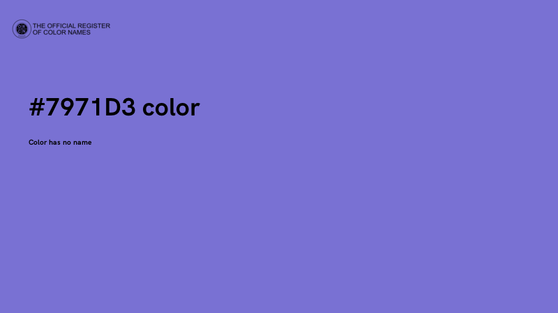 #7971D3 color image