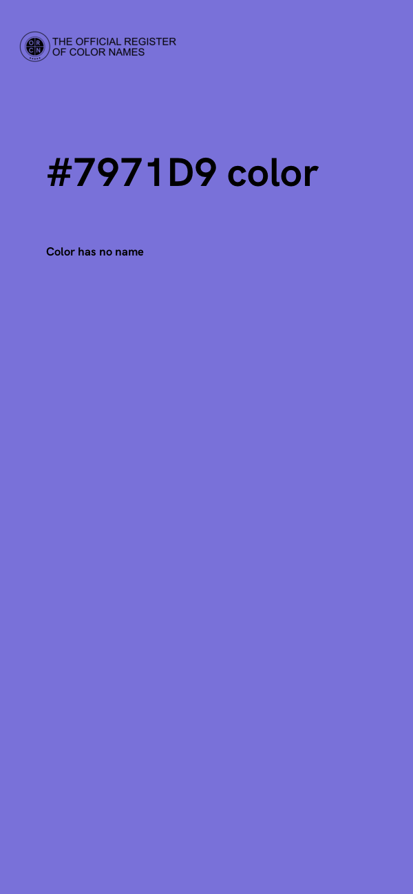 #7971D9 color image
