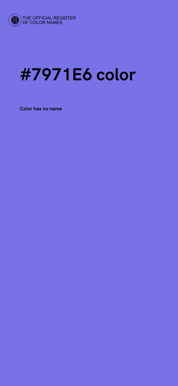 #7971E6 color image