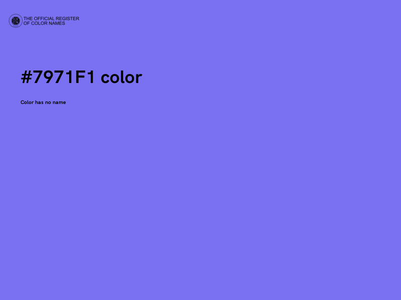 #7971F1 color image