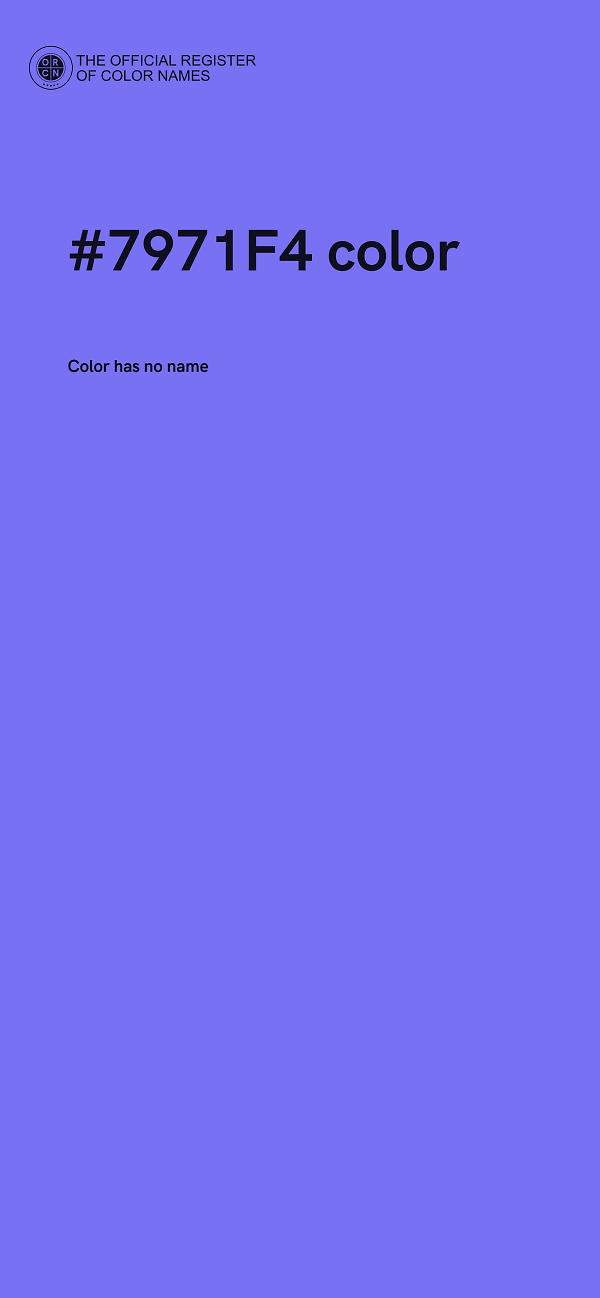#7971F4 color image