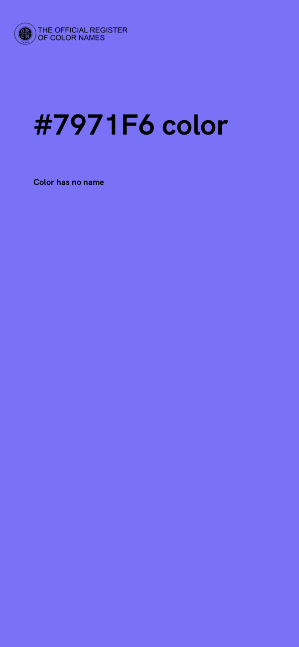 #7971F6 color image