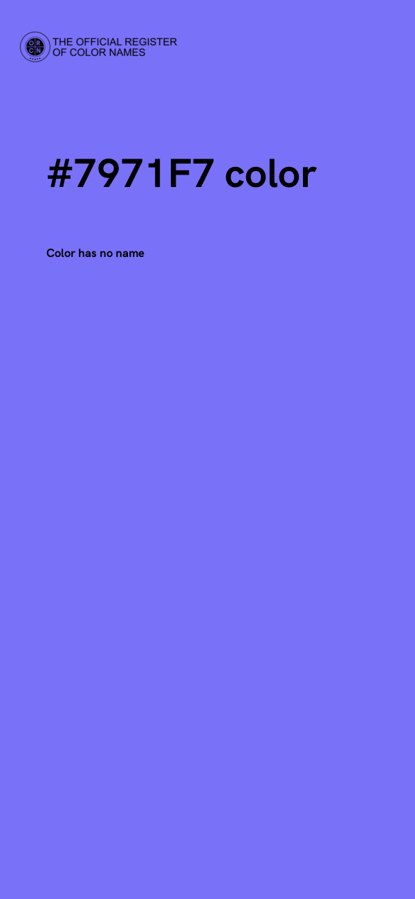 #7971F7 color image