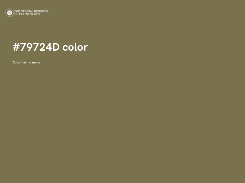 #79724D color image