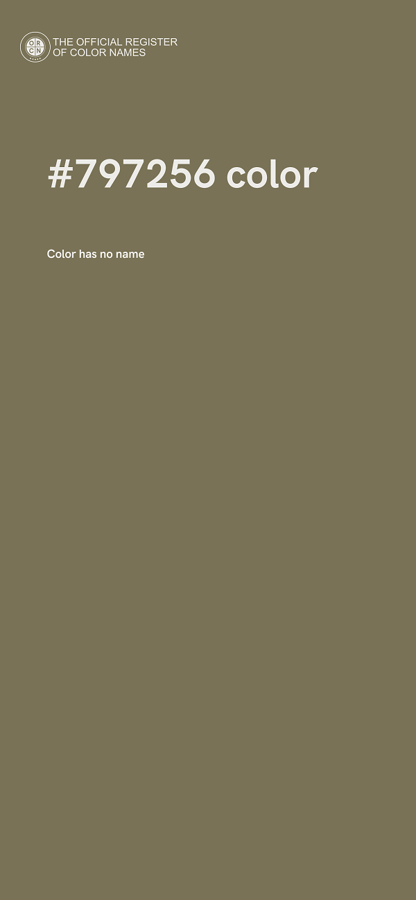#797256 color image
