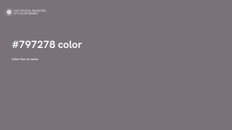 #797278 color image