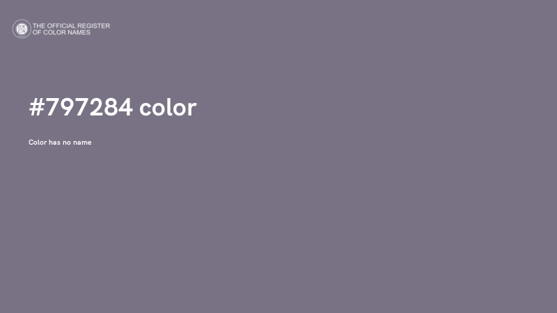 #797284 color image