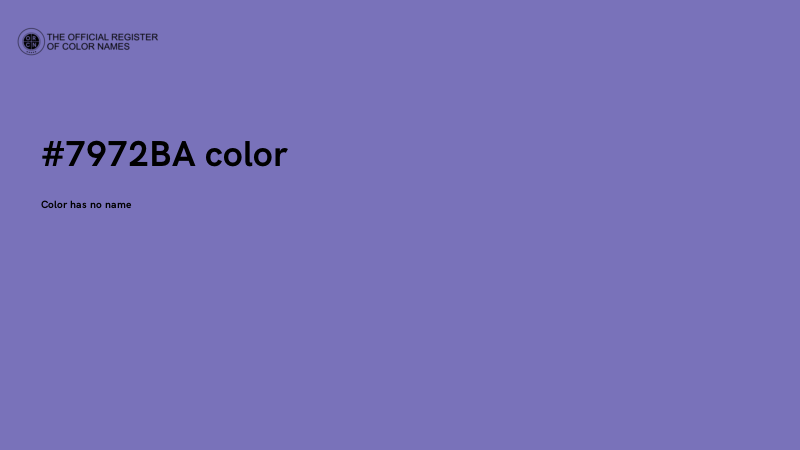 #7972BA color image