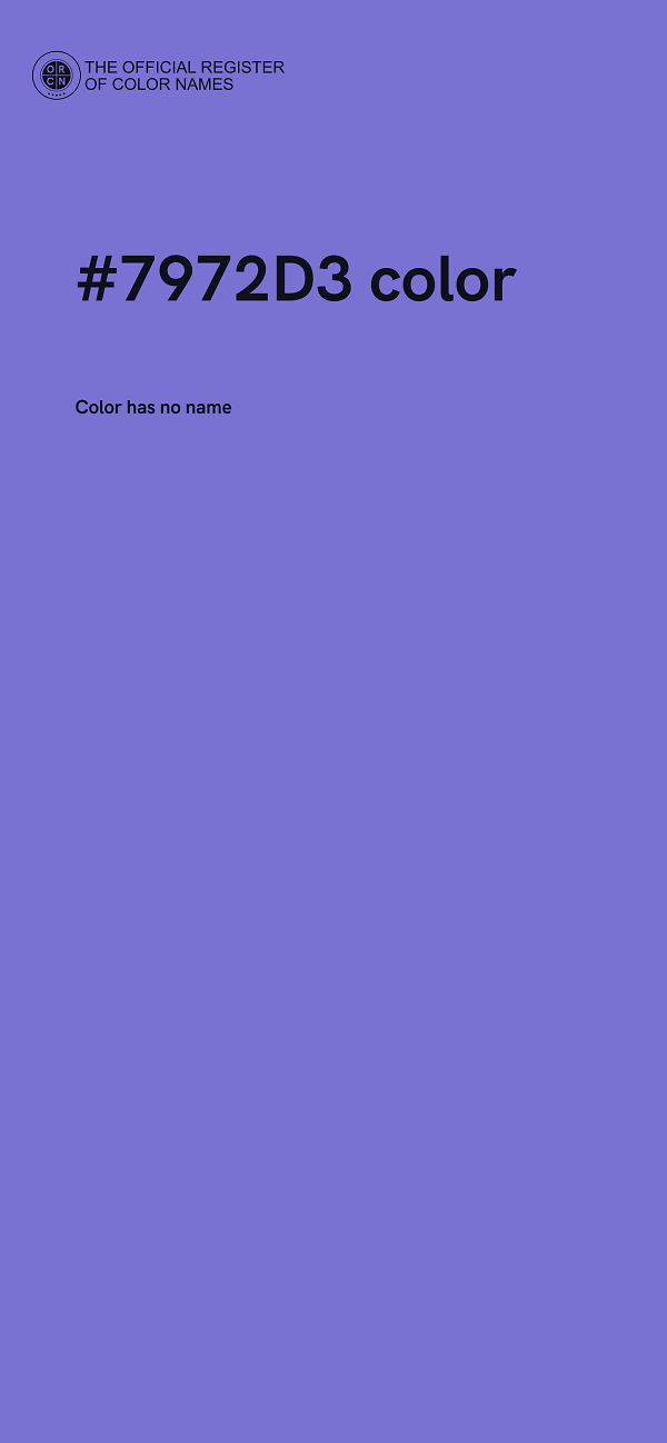 #7972D3 color image