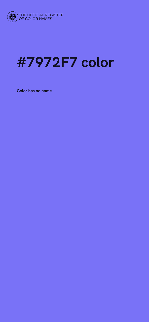 #7972F7 color image
