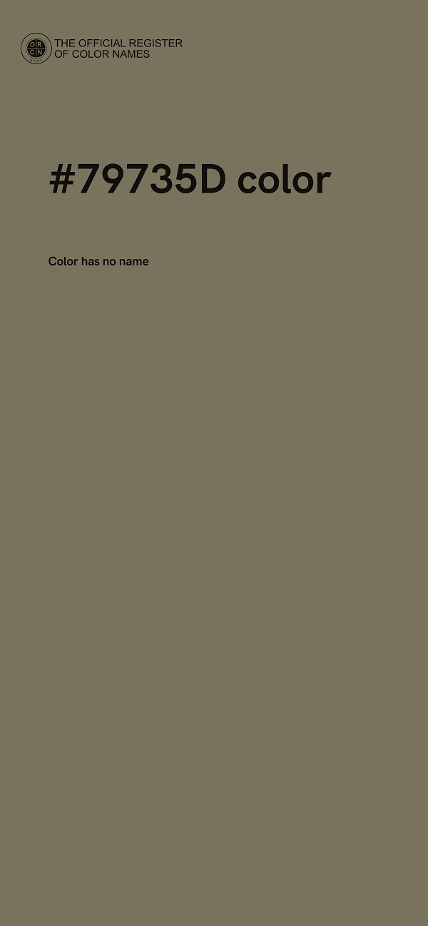#79735D color image