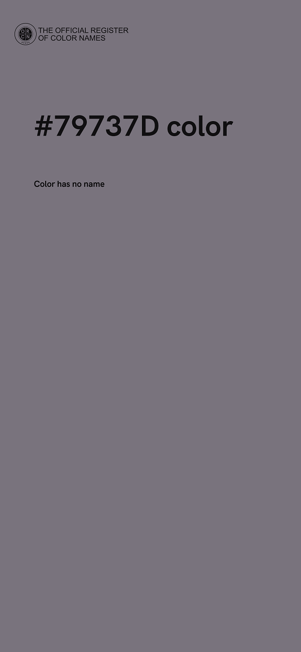 #79737D color image
