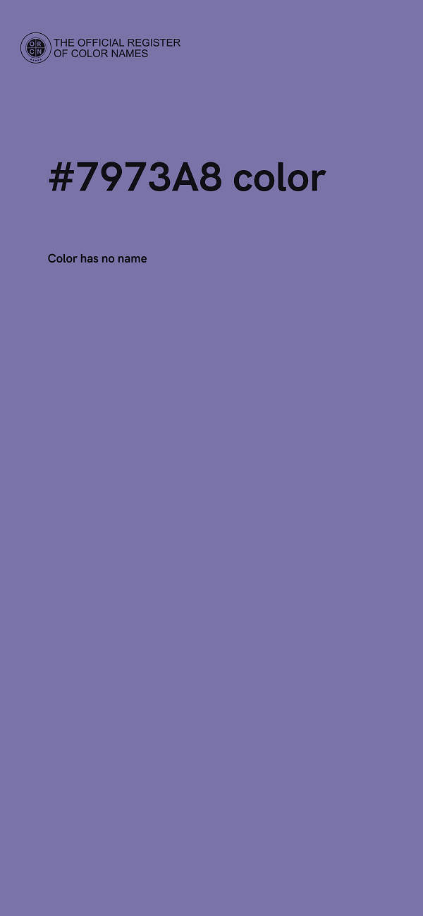 #7973A8 color image