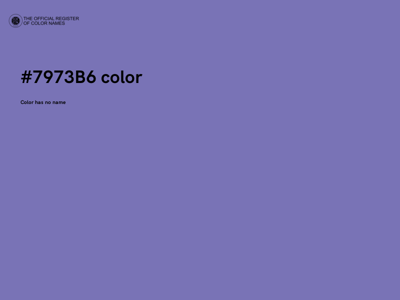 #7973B6 color image
