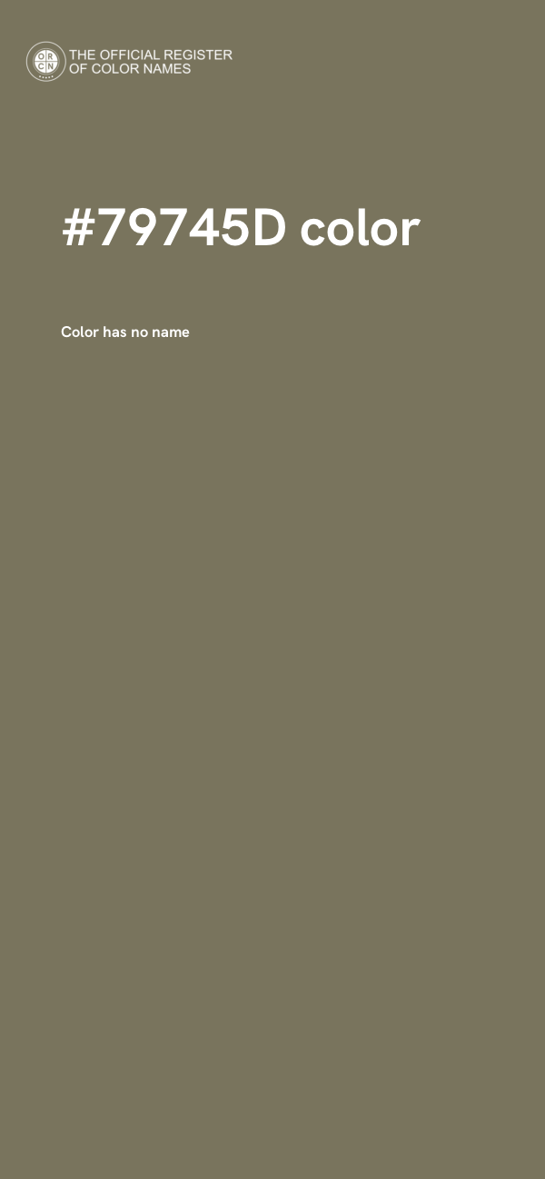 #79745D color image