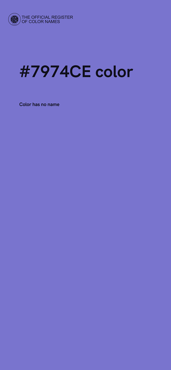 #7974CE color image