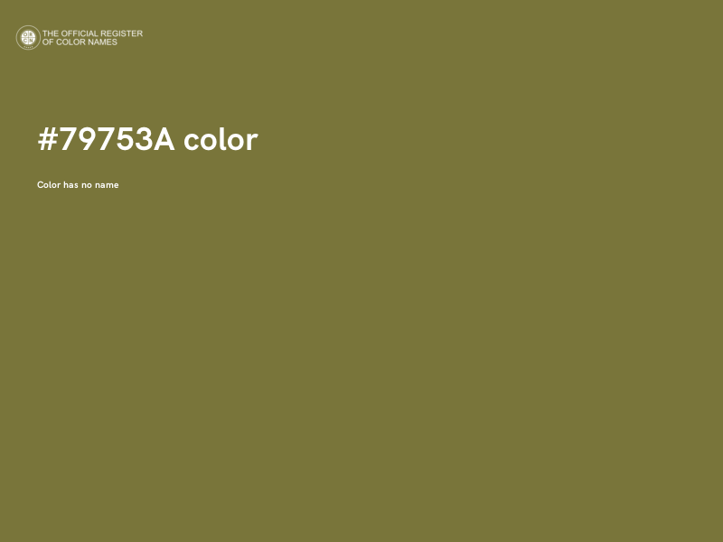 #79753A color image