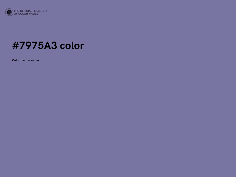 #7975A3 color image