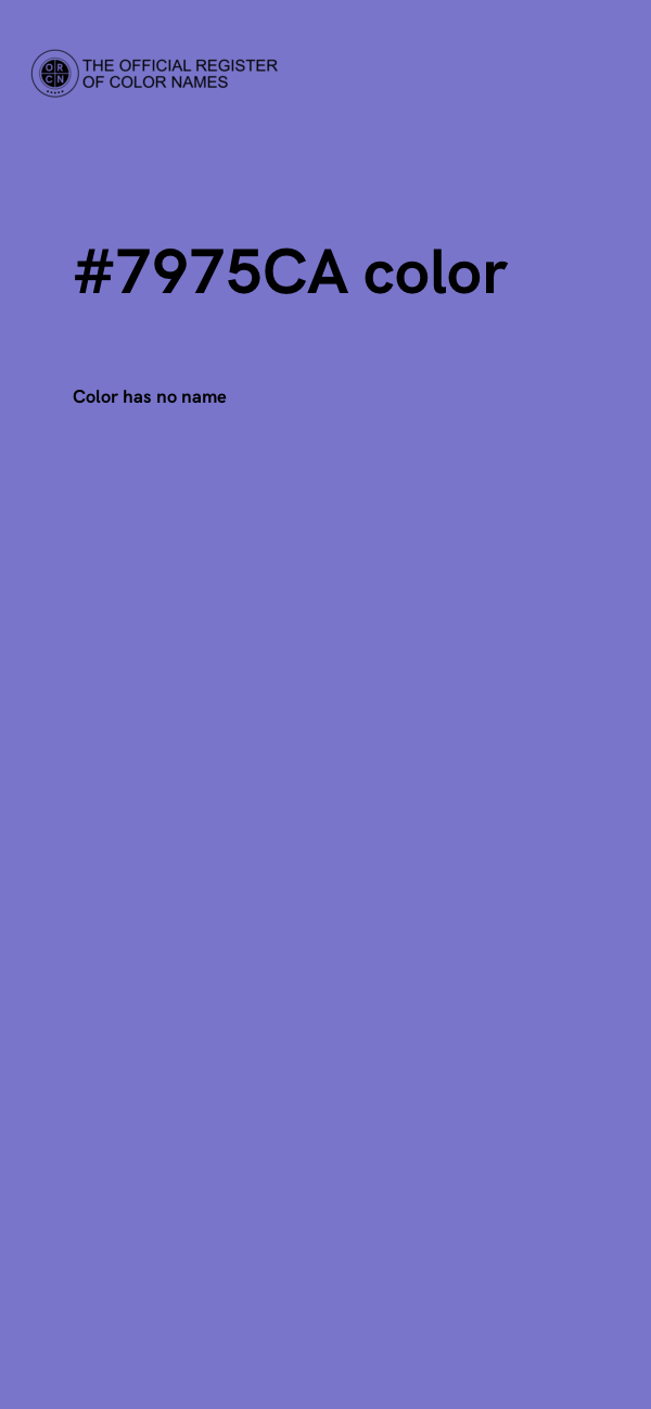 #7975CA color image