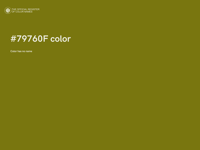 #79760F color image