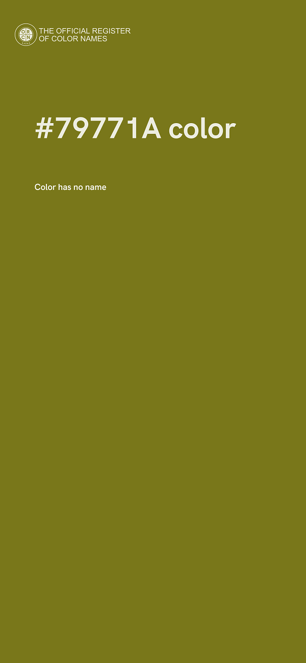 #79771A color image