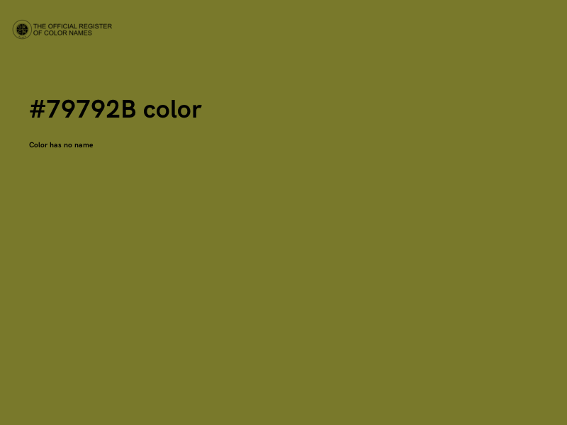 #79792B color image