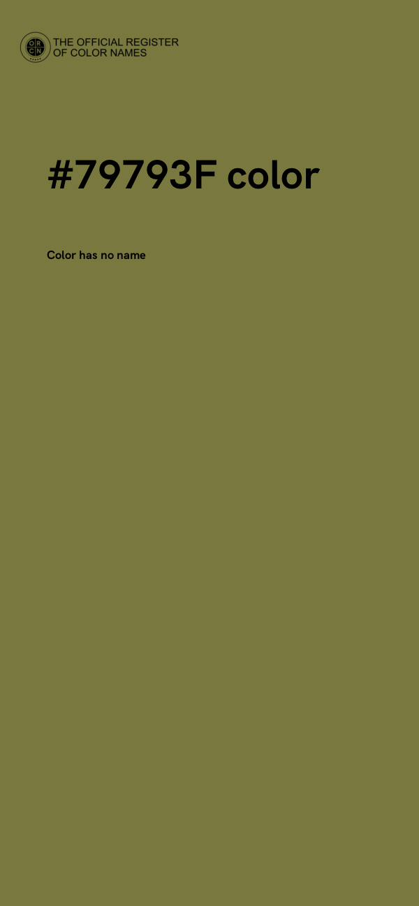 #79793F color image