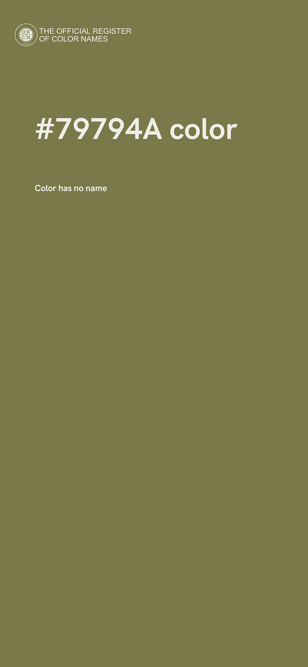 #79794A color image