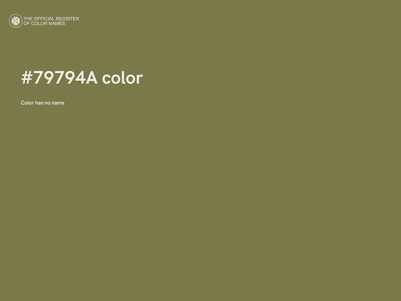 #79794A color image