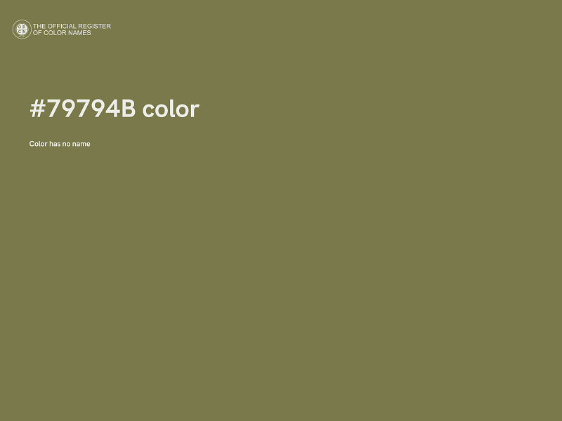#79794B color image
