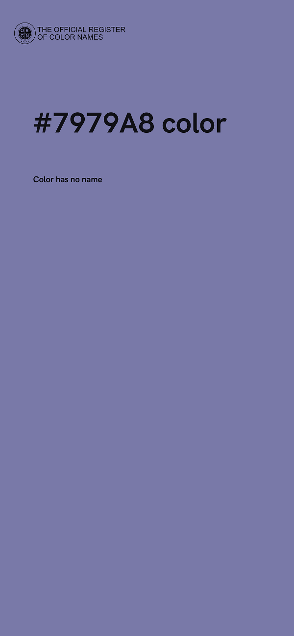 #7979A8 color image