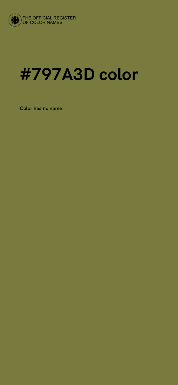 #797A3D color image