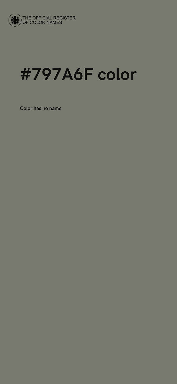 #797A6F color image