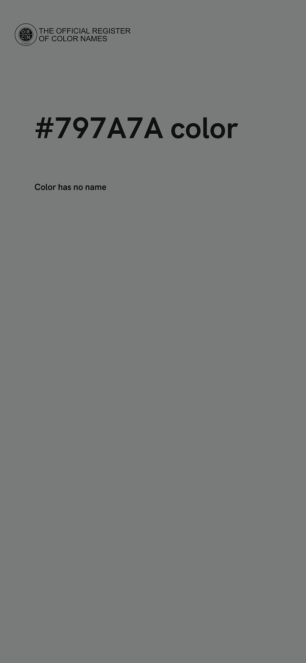 #797A7A color image