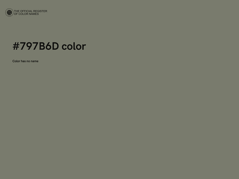 #797B6D color image